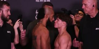 Lone'er Kavanagh and Charles Johnson, UFC Shanghai