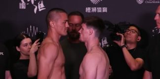 Maheshate Hayisaer and Gauge Young, UFC Shanghai