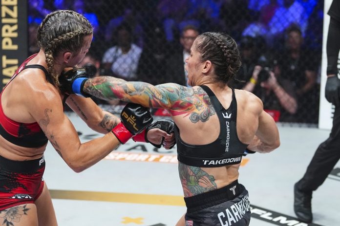 Jena Bishop and Liz Carmouche, PFL Charlotte