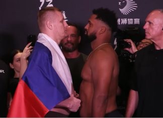 UFC Shanghai: Veteran Sergei Pavlovich Proves Too Much for Waldo Cortes-Acosta Sergei Pavlovich and Waldo Cortes-Acosta, UFC Shanghai