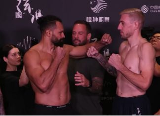 UFC Shanghai: Kyle Daukaus Explosive in Return, Finishes Michel Pereira Michel Pereira and Kyle Daukaus, UFC Shanghai