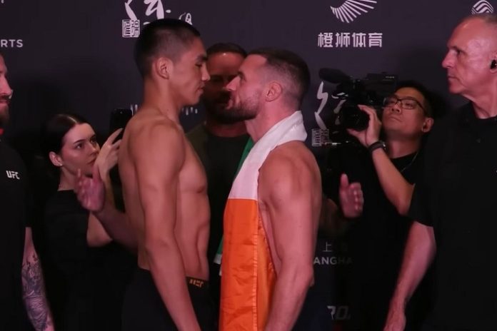 Taiyilake Nueraji and Kiefer Crosbie, UFC Shanghai