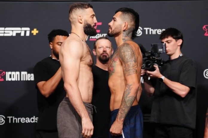 Roman Dolidze and Anthony Hernandez, UFC Vegas 109