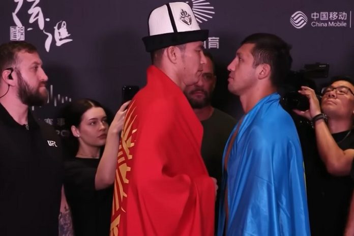 Uran Satybaldiev and Diyar Nurgozhay, UFC Shanghai