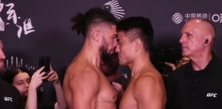 Johnny Walker and Zhang Mingyang, UFC Shanghai