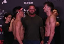 Yi Zha and Westin Wilson, UFC Shanghai