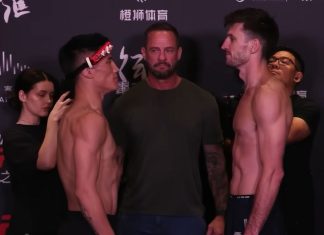 UFC Shanghai: Yi Zha Fells Westin Wilson in Blitzkrieg-Like Finish Yi Zha and Westin Wilson, UFC Shanghai