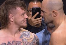 UFC Perth: Jimmy Crute Locks Up Nasty Submission on Ivan Erslan Jimmy Crute and Ivan Erslan, UFC Perth