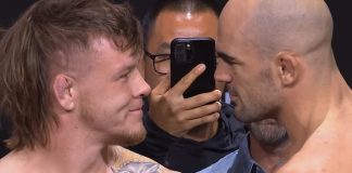 Jimmy Crute and Ivan Erslan, UFC Perth