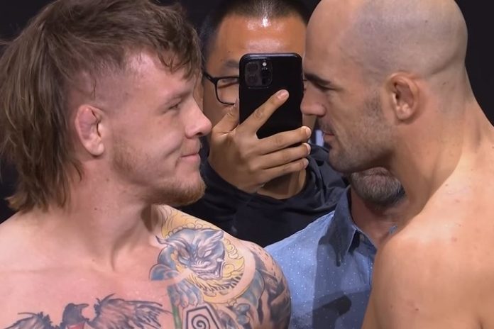 Jimmy Crute and Ivan Erslan, UFC Perth