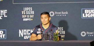 David Martinez, Noche UFC