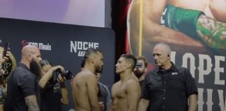 Rob Font and David Martinez, Noche UFC