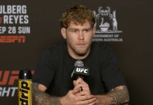 Jake Matthews, UFC Perth