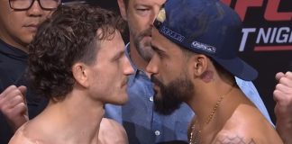 Jack Jenkins and Ramon Taveras, UFC Perth