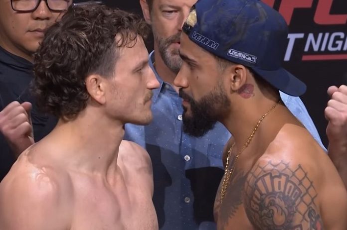 Jack Jenkins and Ramon Taveras, UFC Perth