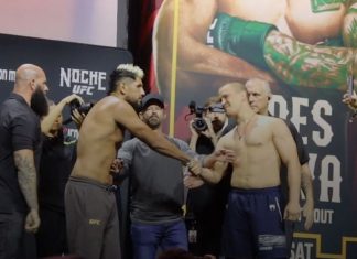 Dusko Todorovic Patient Attack Pays Off, Scores First Round Sub Of Medina Jose Daniel Medina and Dusko Todorov, Noche UFC