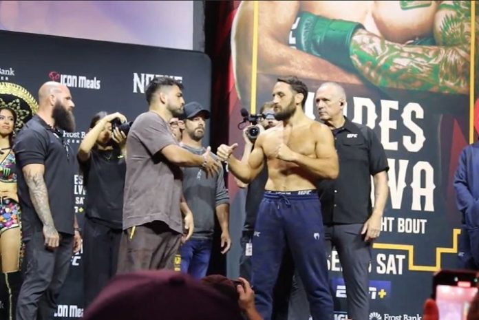 Kelvin Gastelum and Dustin Stoltzfus, Noche UFC