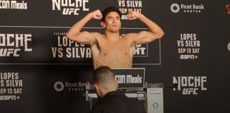 Santiago Luna, Noche UFC