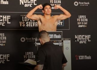 Welcome to the UFC: Santiago Luna Santiago Luna, Noche UFC