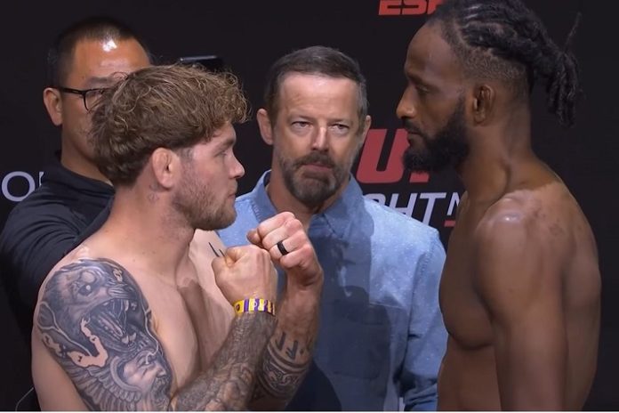 Matthews Magny Jake Matthews and Neil Magny, UFC Perth