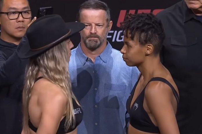 Michelle Montague and Luana Carolina, UFC Perth