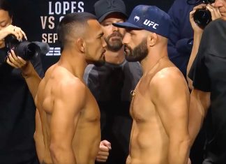 Rafa Garcia Makes Adjustment, Finishes Gordon With Nasty Elbows Rafa Garcia, Jarded Gordon, Noche UFC