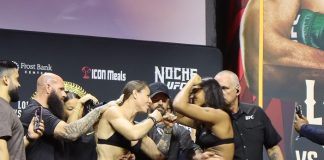Monserrat Rendon and Alice Pereira, Noche UFC