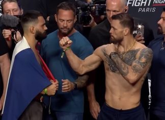 Benoit Saint-Denis Submits Mauricio Ruffy in UFC Paris Co-Headliner Mauricio Ruffy and Benoit Saint-Denis, UFC Paris