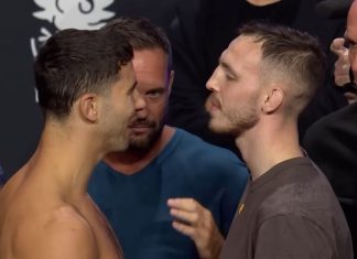 UFC Paris: Axel Sola Stops Rhys McKee in Impressive Debut Axel Sola and Rhys McKee, UFC Paris