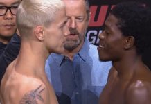 Colby Thicknesse and Josias Musasa, UFC Perth