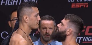 Cameron Rowston and Andre Petroski, UFC Perth