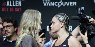 Melissa Croden and Tainara Lisboa, UFC Vancouver