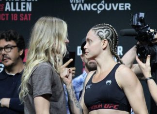 Melissa Croden and Tainara Lisboa, UFC Vancouver