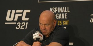 Dana White, UFC 321
