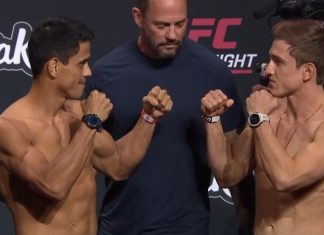 Jafel Filho and Clayton Carpenter, UFC Rio