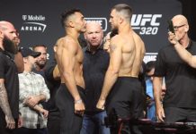 UFC 320: Punahele Soriano Out-Muscles Nikolay Veretennikov, Wins Decision Punahele Soriano and Nikolay Veretennikov, UFC 320