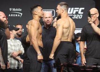 UFC 320: Punahele Soriano Out-Muscles Nikolay Veretennikov, Wins Decision Punahele Soriano and Nikolay Veretennikov, UFC 320