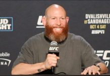 Josh Emmett, UFC 320 media day