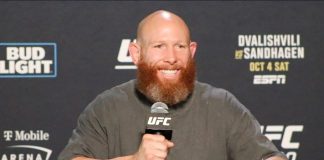 Josh Emmett, UFC 320 media day