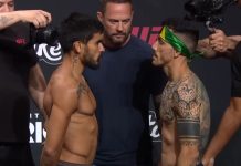 UFC Rio: Saimon Oliveira Blows Weight, Ends Up Submitted by Luan Lacerda Luan Lacerda vs. Saimon Oliveira, UFC Rio