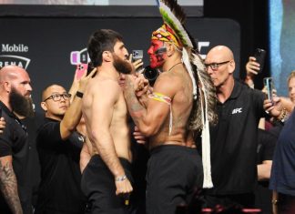 Magomed Ankalaev and Alex Pereira, UFC 320