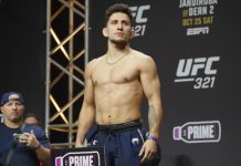 Mitch Raposo, UFC 321