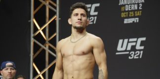 Mitch Raposo, UFC 321