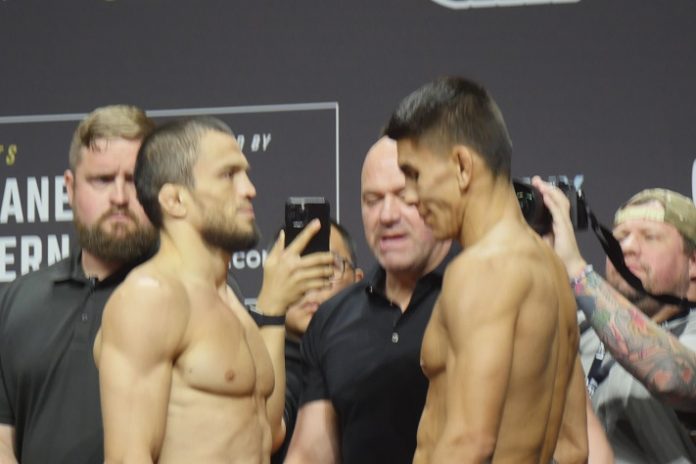 P1060446 Umar Nurmagomedov and Mario Bautista, UFC 321