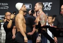 Ramiz Brahimaj and Austin Vanderford, UFC 320