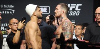 Ramiz Brahimaj and Austin Vanderford, UFC 320