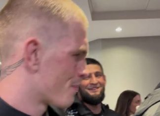 Ian Garry and Khamzat Chimaev, UFC Qatar