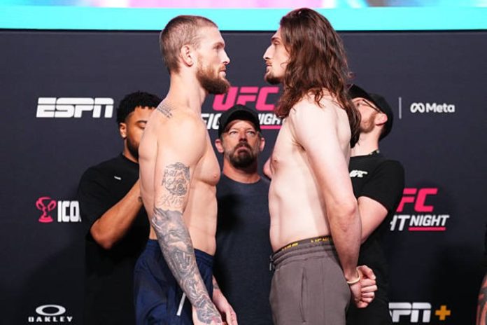 Jackson McVey vs. Zachary Reese, UFC Vegas 111