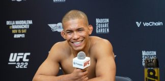 Matheus Camilo, UFC 322