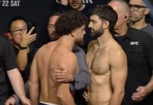 Ismail Naurdiev and Ryan Loder, UFC Qatar